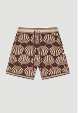 MAVRANS Men’s Seashell Crochet Knit Shorts – Resort Wear – Size Large – NWT